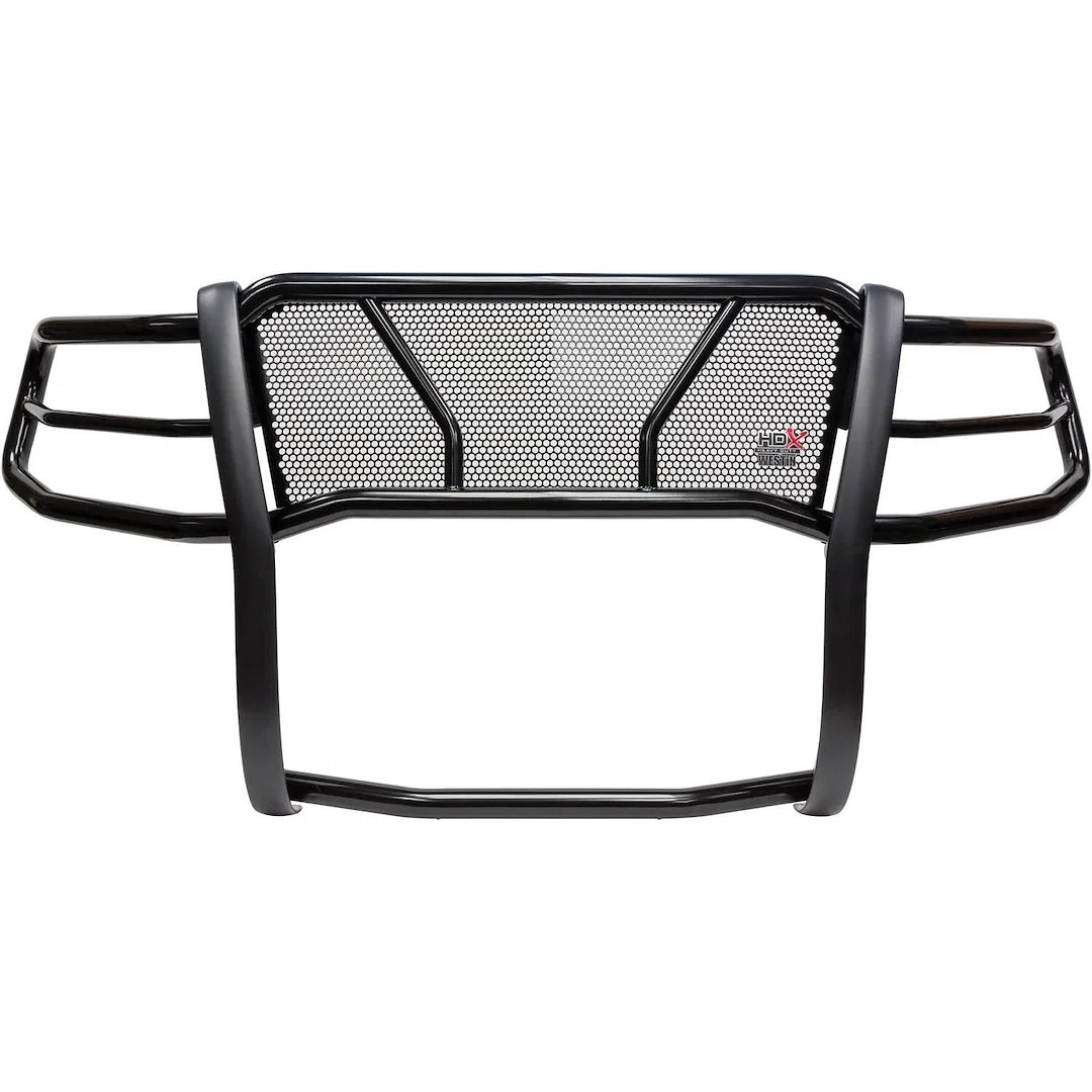 57-3805 – WESTIN Grille Guard, 1-Piece Powder Coated Black Steel 2 Inch Diameter With Brush Guard Without Skid Plate